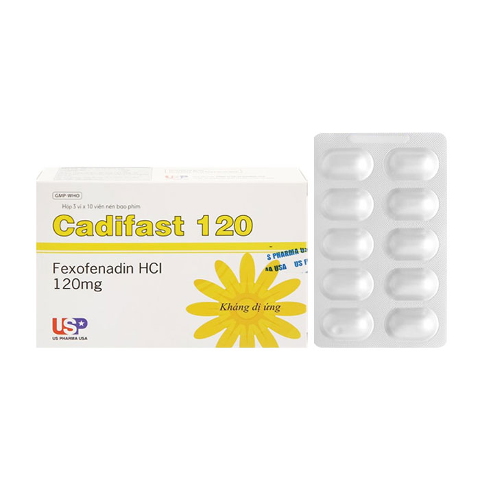 Cadifast 120 (Fexofenadine)