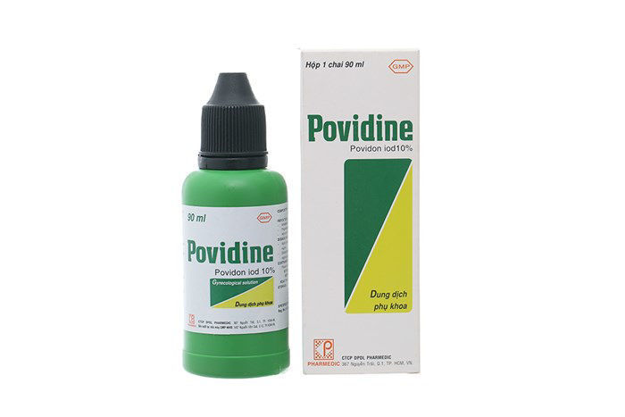 Povidine Povidon iod 10% phụ khoa lọ 90ml Pharmedic