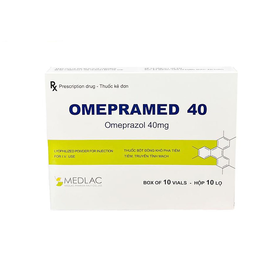 Omepramed 40 Omeprazol 40mg Hộp 10 Lọ Medlac Giá Thuốc Hapu