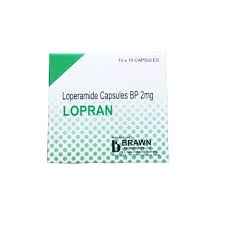 Lopran Loperamide 2mg hộp 10 vỉ x 10 viên Brawn Ấn Độ