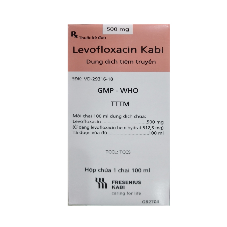 Levofloxacine 500mg/100ml