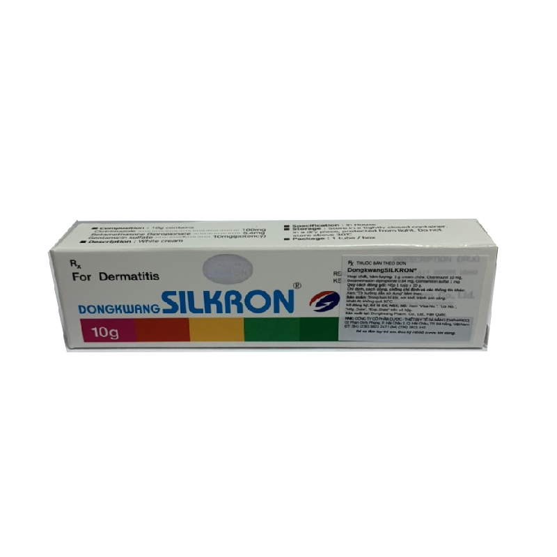 Silkron trị nấm viêm da Tube 10g Dongkwang Hàn Quốc