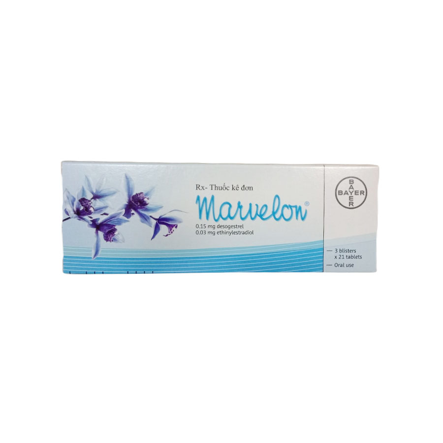 Marvelon hộp 3 vỉ x 21 viên nén Bayer